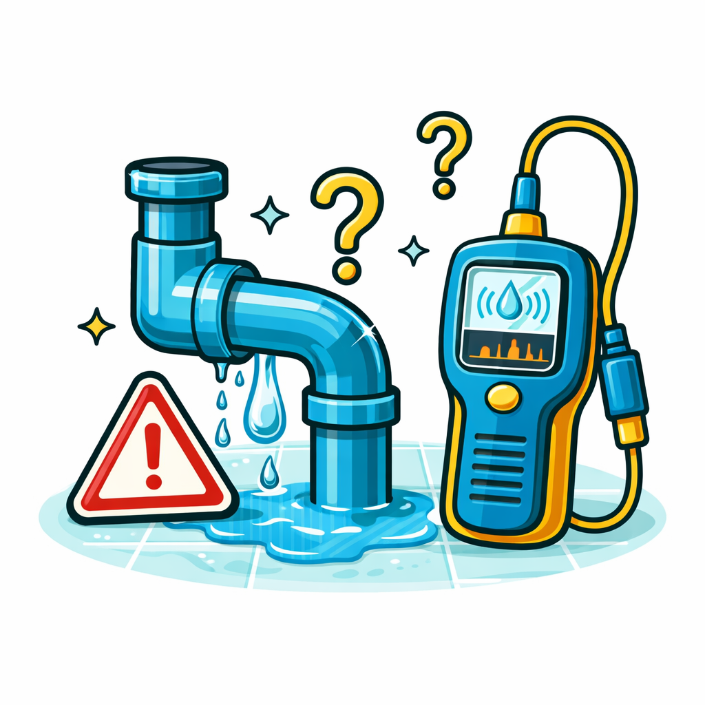 كشف تسربات المياة